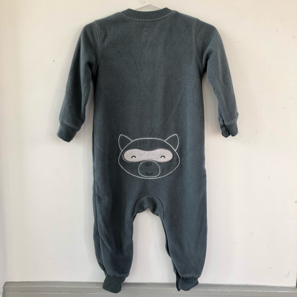🏹VGUC- Raccoon 🦝 Fleece Jumpsuit